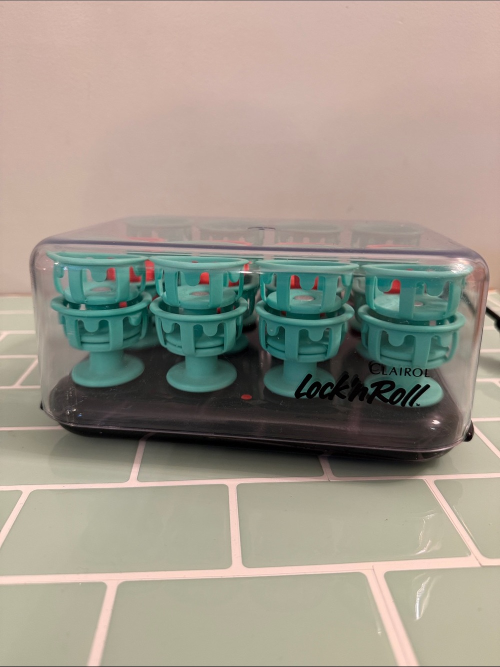 Clairol LocknRoll Hair Roller Set - Teal Styling Kit